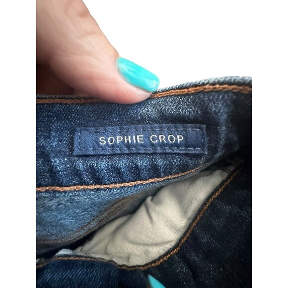 AGOLDE Denim Jean Shorts Size 25 Jorts Cut Off Stretch Mid Rise Stretch #A13-10 - Picture 6 of 11